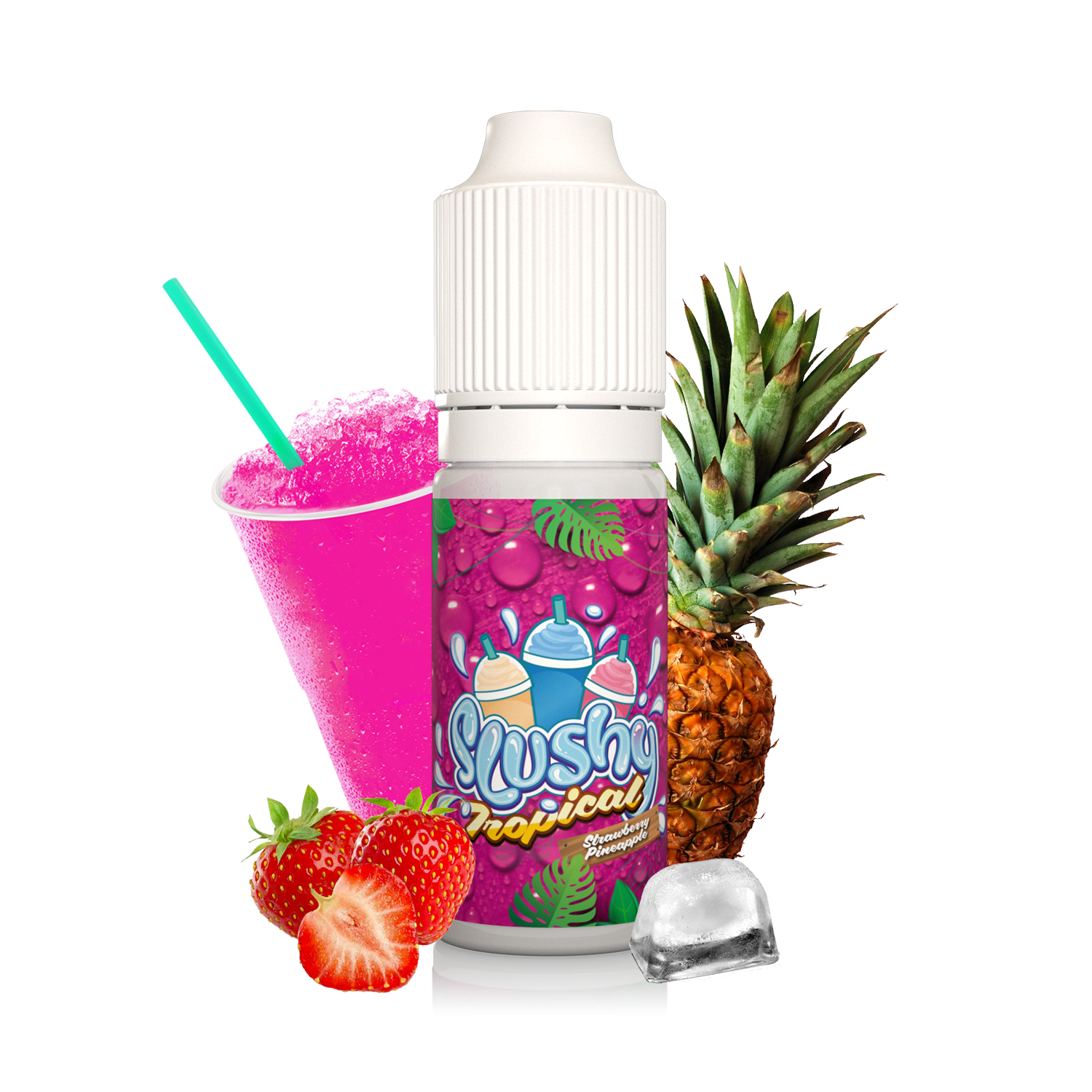 Tropical Strawberry Pineapple| Slushy| Eliquide 10ml